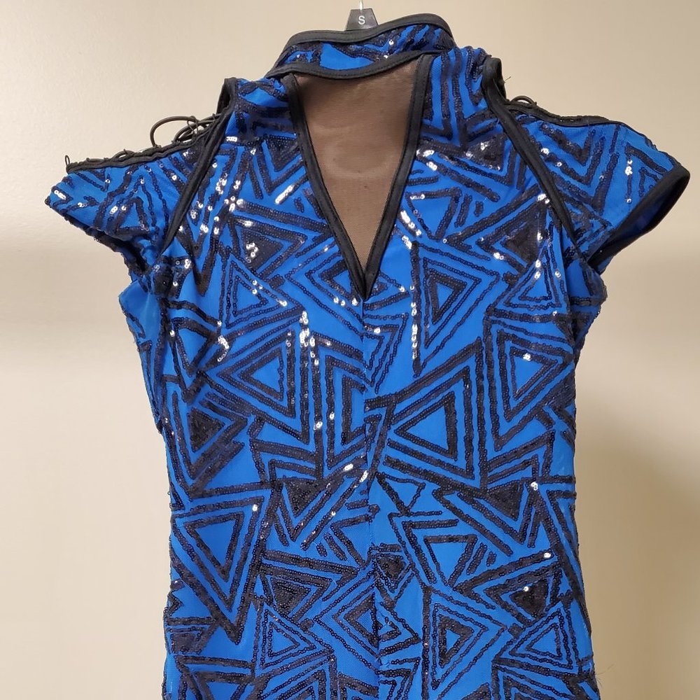Circus/Dance Blue Triangle Costume